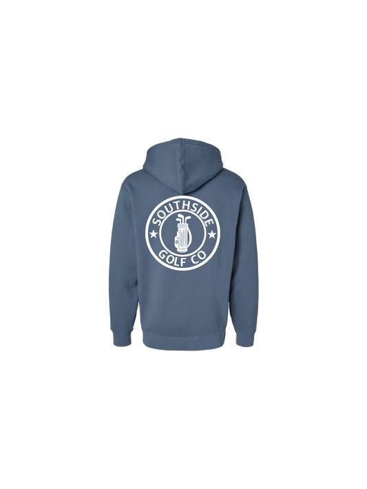 Southside Golf Co heavyweight hoodie First Edition with large back logo