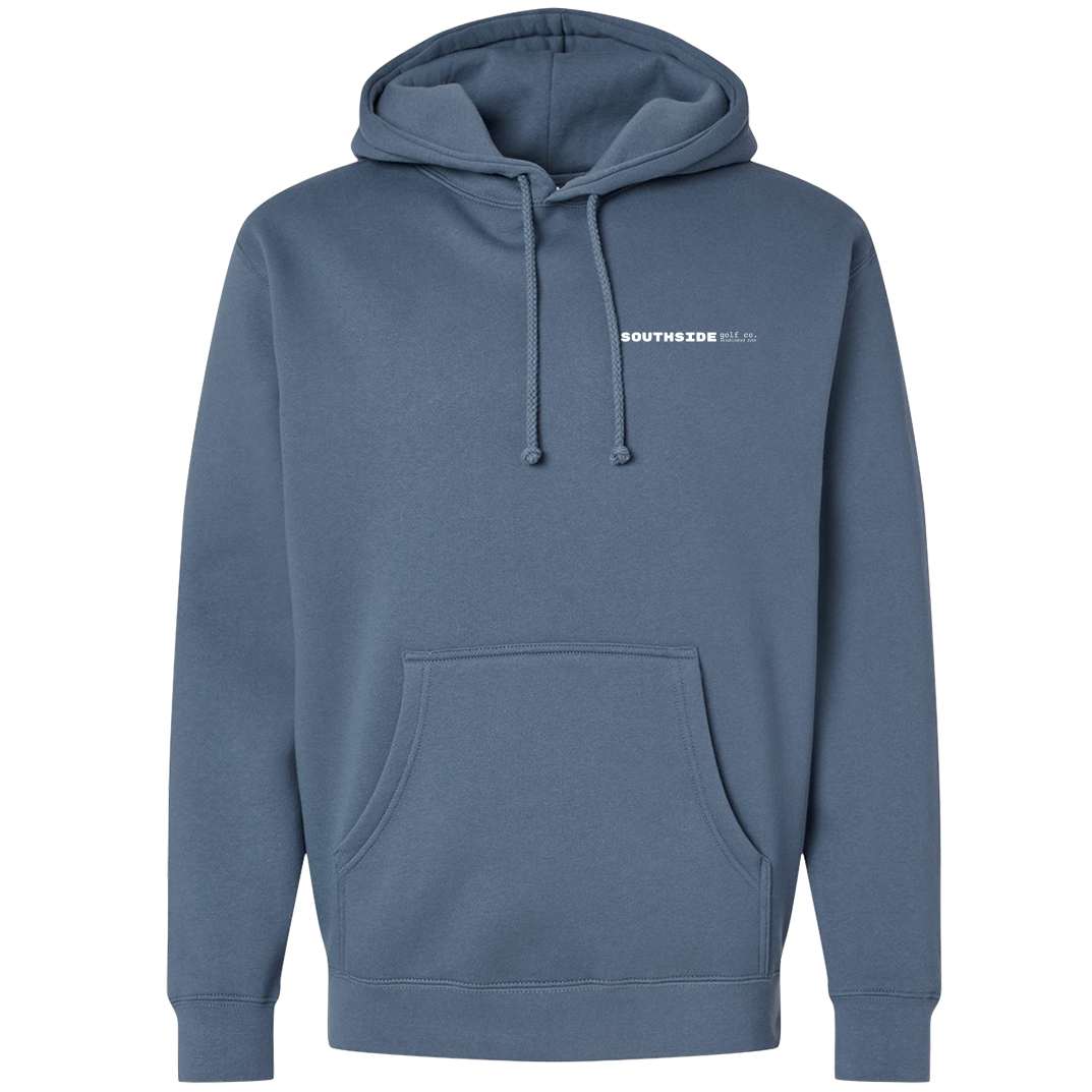 Southside Golf Co heavyweight hoodie First Edition with small logo on chest