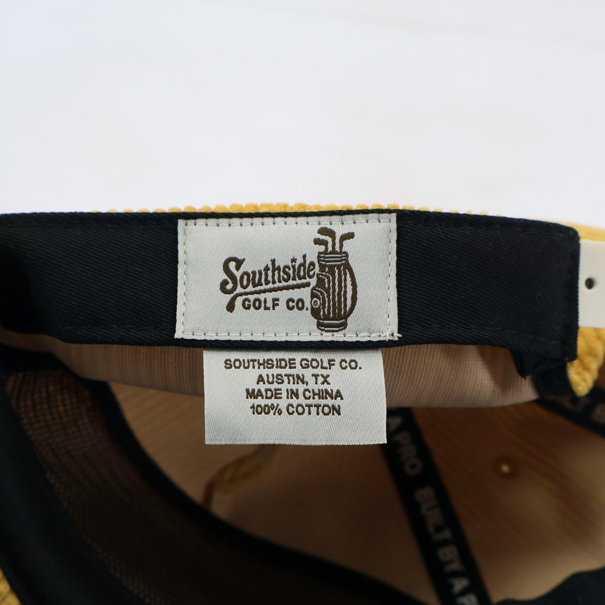 Golden Hour Corduroy Golf Hat — No. 001C