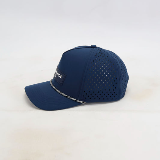 Southside Golf Co golf hat side profile breathable panel design structured crown
