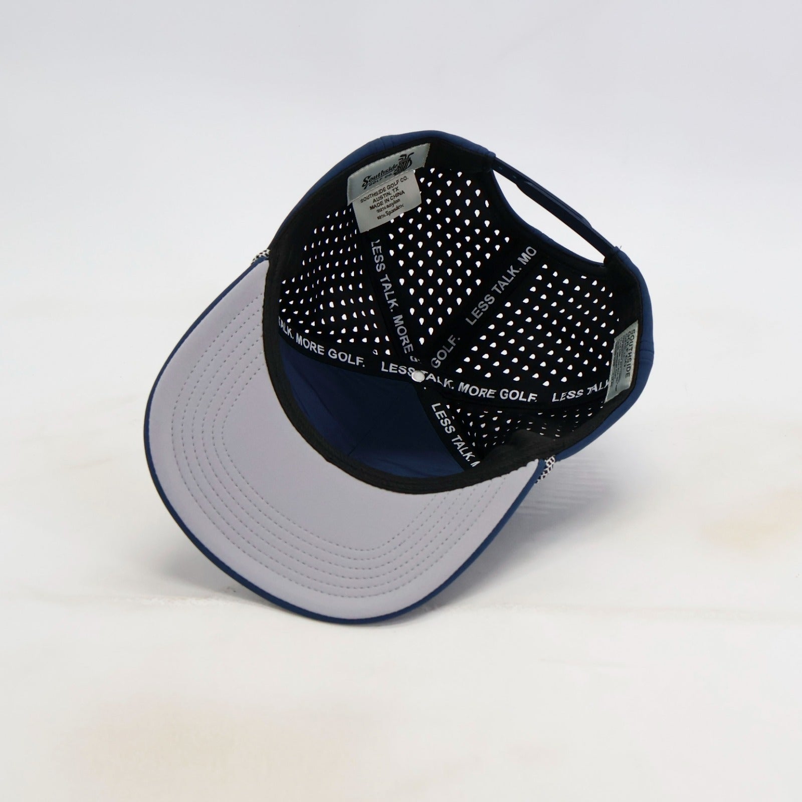 Southside Golf Co hat interior label premium construction golf hat
