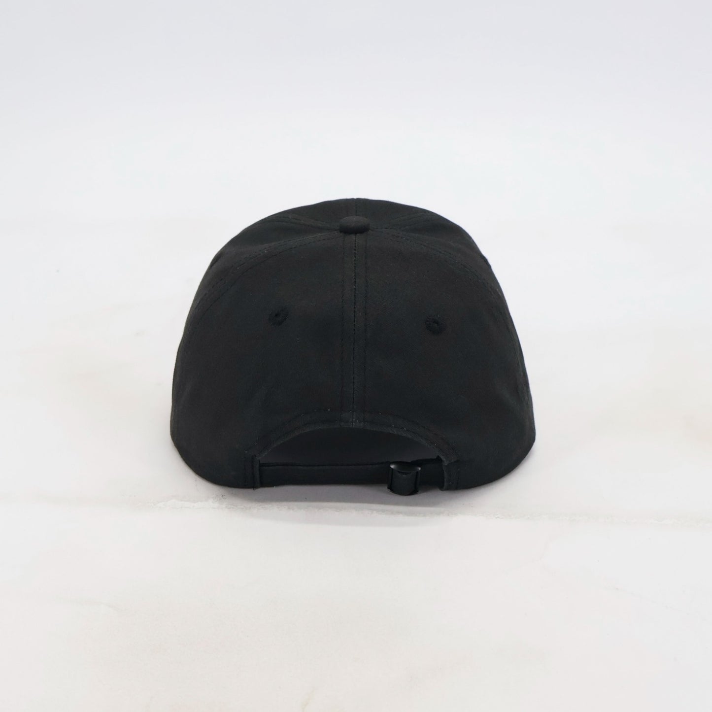 Washed Black Golf Dad Hat – Cotton Strapback