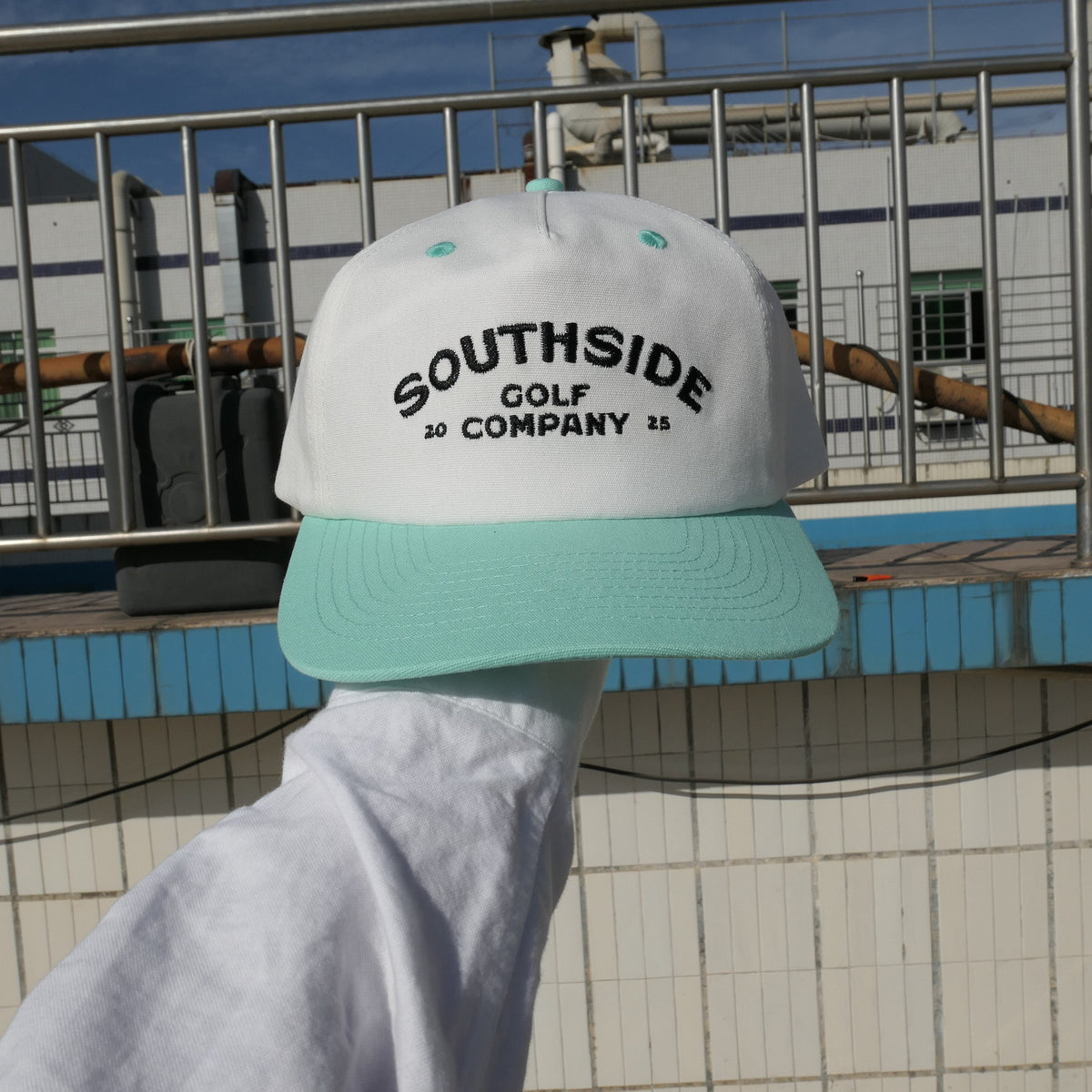 Southside Golf Co Mint Chocolate Chip snapback front view