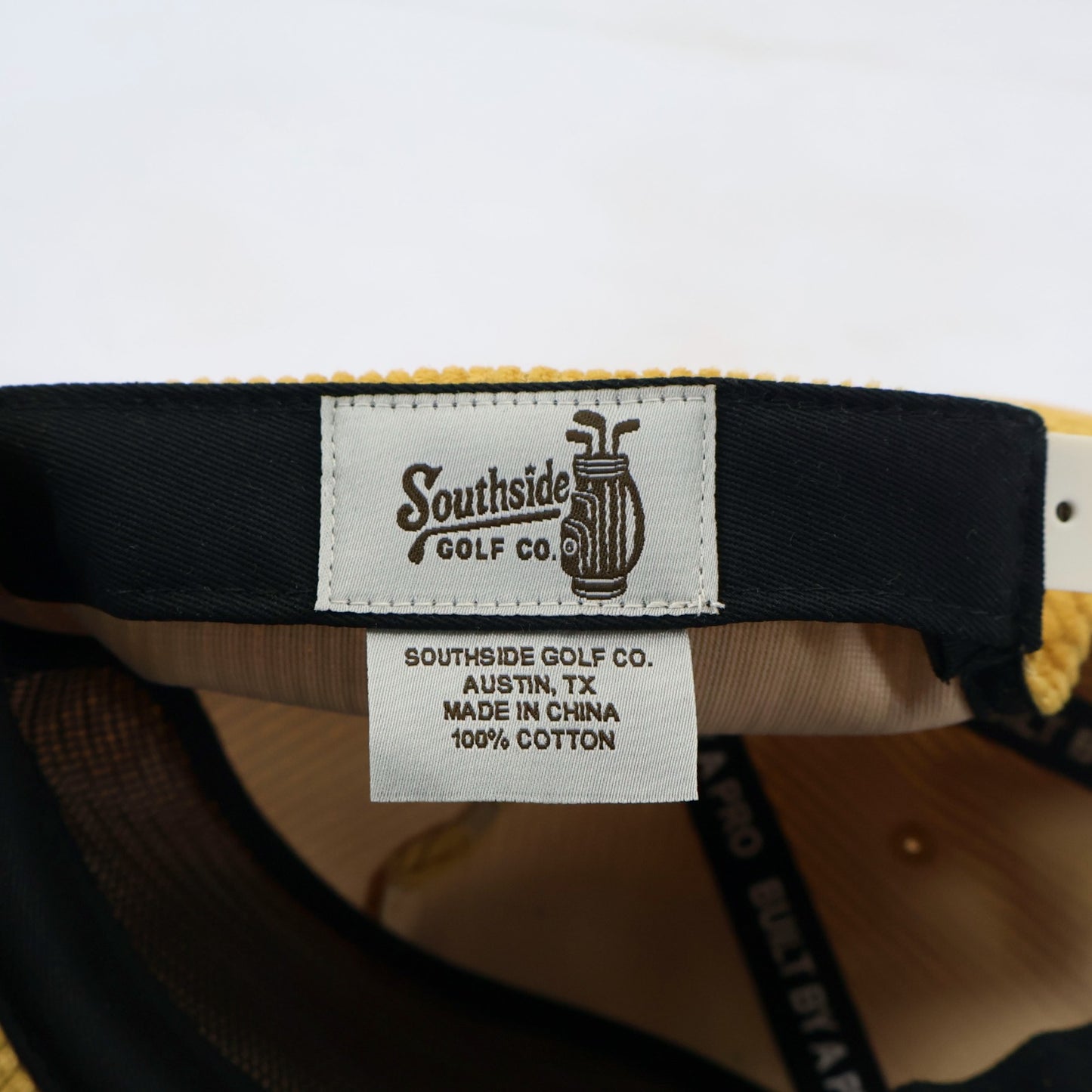 Golden Hour Corduroy Golf Hat — No. 001C