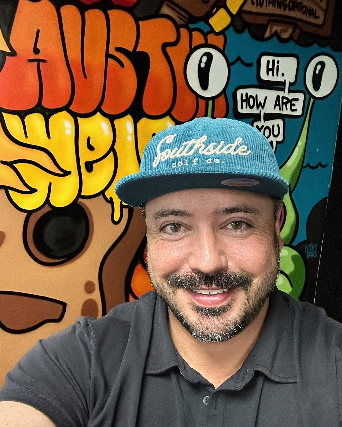 Southside Script Corduroy Cap